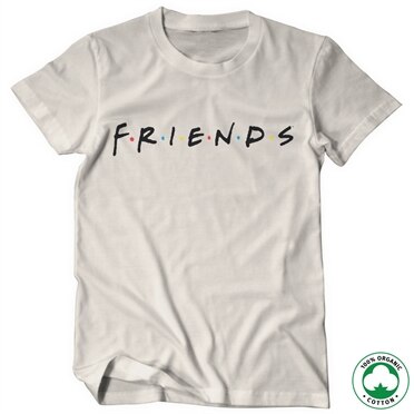 Läs mer om Friends Logo Organic T-Shirt, T-Shirt