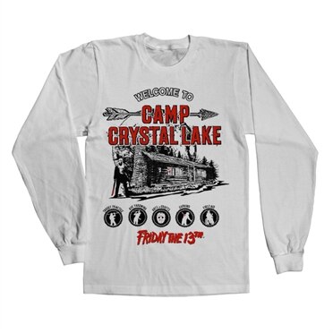 Läs mer om Camp Crystal Lake Long Sleeve Tee, Long Sleeve T-Shirt
