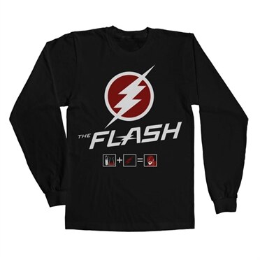 Läs mer om The Flash Riddle Long Sleeve Tee, Long Sleeve T-Shirt