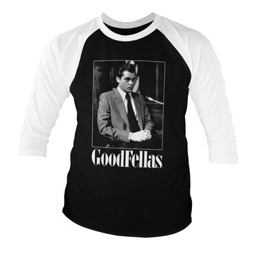 Läs mer om Goodfellas - Hill in Court Baseball 3/4 Sleeve Tee, Long Sleeve T-Shirt