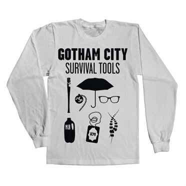 Gotham Survival Tools Long Slevve Tee, Long Sleeve T-Shirt