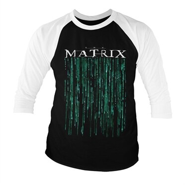 Läs mer om The Matrix Baseball 3/4 Sleeve Tee, Long Sleeve T-Shirt