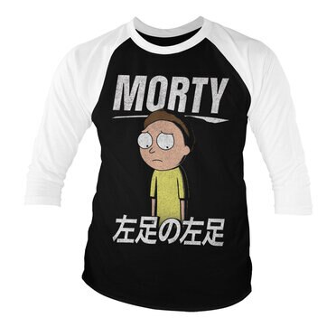 Läs mer om Morty Smith Baseball 3/4 Sleeve Tee, Long Sleeve T-Shirt