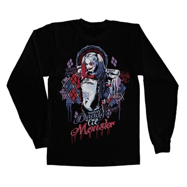 Läs mer om Suicide Squad Harley Quinn Long Sleeve Tee, Long Sleeve T-Shirt