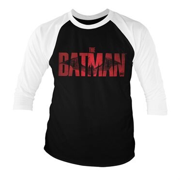 Läs mer om The Batman Baseball 3/4 Sleeve Tee, Long Sleeve T-Shirt