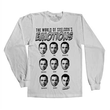 Läs mer om Sheldons Emotions Long Sleeve Tee, Long Sleeve T-Shirt
