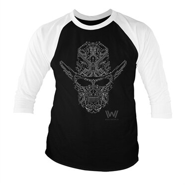 Läs mer om Westworld Circuit Face Baseball 3/4 Sleeve Tee, Long Sleeve T-Shirt