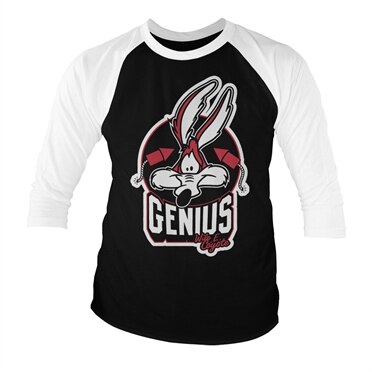 Läs mer om Wile E. Coyote - Genius Baseball 3/4 Sleeve Tee, Long Sleeve T-Shirt