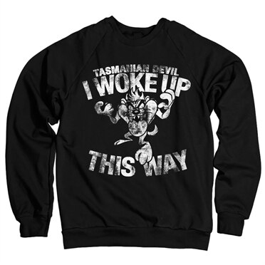 Läs mer om Tasmanian Devil - I Woke Up This Way Sweatshirt, Sweatshirt