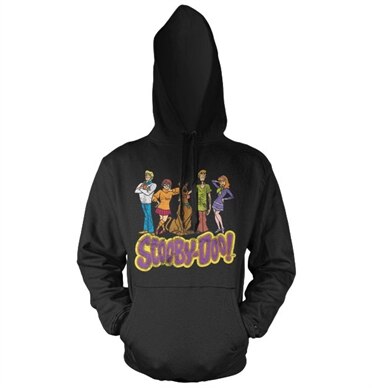 Team Scooby Doo Distressed Hoodie , Hooded Pullover