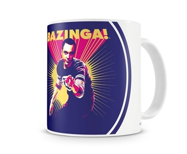 Läs mer om Sheldon Says BAZINGA! Coffee Mug, Accessories