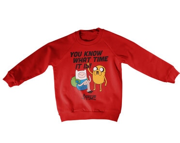 Läs mer om Its Adventure Time Kids Sweatshirt, Sweatshirt