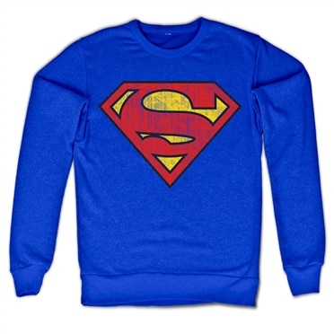 Läs mer om Superman Washed Shield Sweatshirt, Sweatshirt