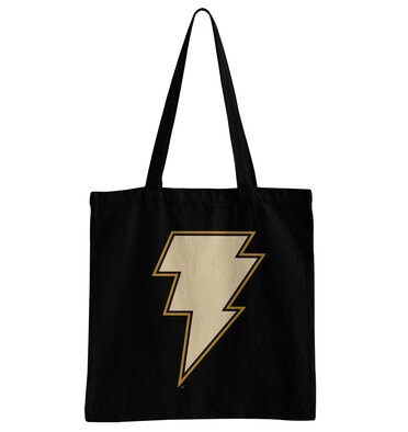Läs mer om Black Adam - Lightning Logo Tote Bag, Accessories