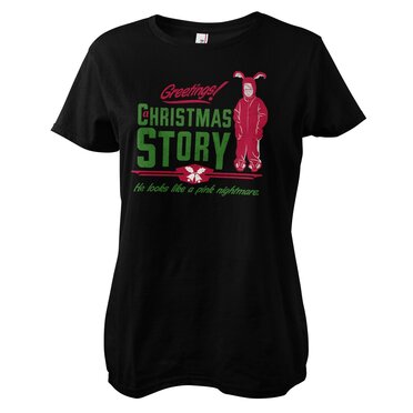 Läs mer om A Christmas Story - Pink Nightmare Girly Tee, T-Shirt