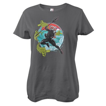 Läs mer om Aquaman - Surfing Black Manta Girly Tee, T-Shirt
