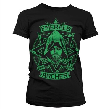 Arrow - Emerald Archer Girly T-Shirt, Girly T-Shirt