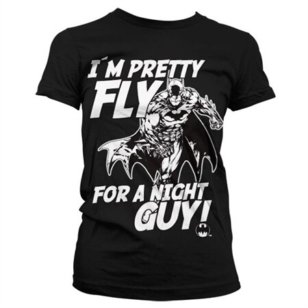 I´m Pretty Fly For A Night Guy Girly Tee, Girly T-Shirt