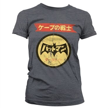 Läs mer om Batman Japanese Retro Logo Girly Tee, T-Shirt