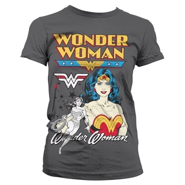 Läs mer om Posing Wonder Woman Girly Tee, T-Shirt