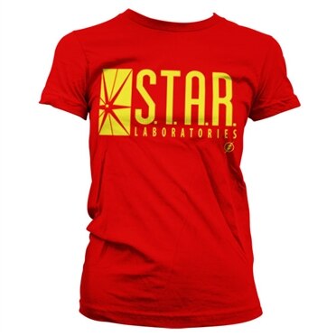 Läs mer om The Flash - Star Laboratories Girly T-Shirt, T-Shirt