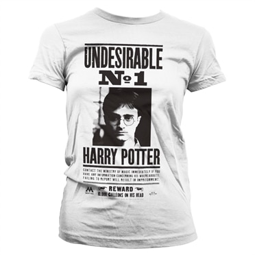 Harry Potter Wanted Poster Girly Tee, Girly Tee