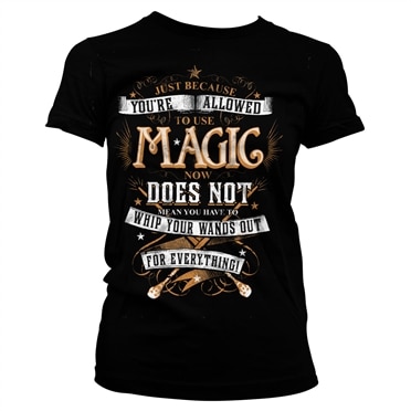 Läs mer om Harry Potter Magic Girly Tee, T-Shirt