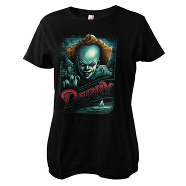 Läs mer om IT - Pennywise in Derry Girly Tee, T-Shirt