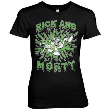 Läs mer om Rick And Morty Splash Girly Tee, T-Shirt