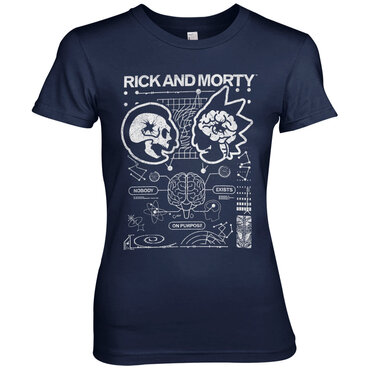 Läs mer om Rick and Morty - Nobody Exists On Purpose Girly Tee, T-Shirt