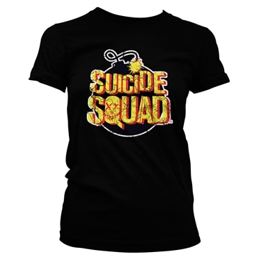 Suicide Squad Bomb Logo Girly Tee, Girly Tee