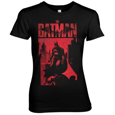 Läs mer om The Batman Sketch City Girly Tee, T-Shirt