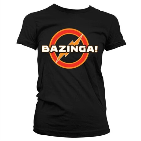 Bazinga Underground Logo Girly T-Shirt, Girly T-Shirt