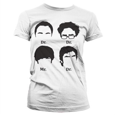 Big Bang Theory Prefix Heads Girly T-Shirt, Girly T-Shirt