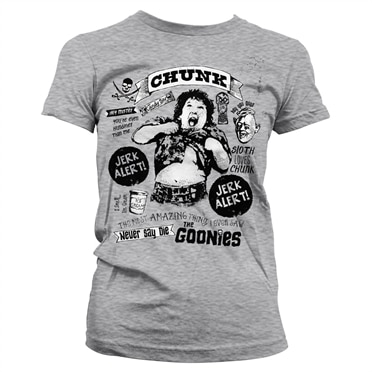 Läs mer om Goonies - Chunk Jerk Alert Girly Tee, T-Shirt