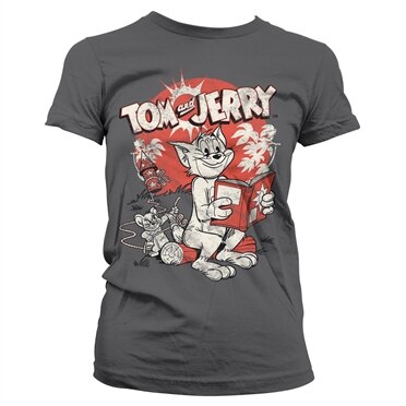 Tom & Jerry Vintage Comic Girly Tee, Girly Tee