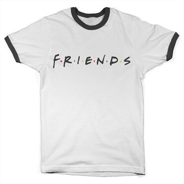 Läs mer om Friends Logo Ringer Tee, T-Shirt