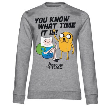 Läs mer om Its Adventure Time Girly Sweatshirt, Sweatshirt