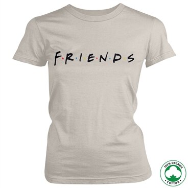 Läs mer om Friends Logo Organic Girly Tee, T-Shirt