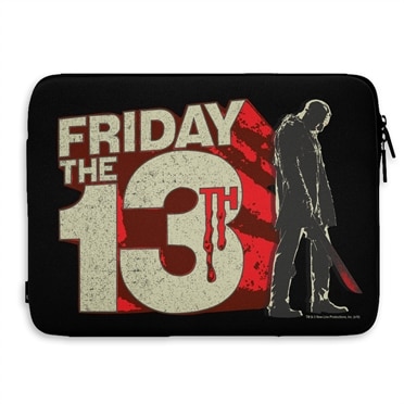 Friday The 13th Block Logo Laptop Sleeve, Accessories