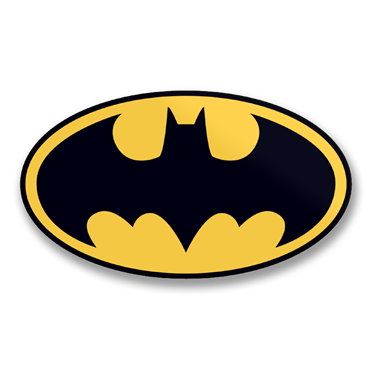 Läs mer om Batman Signal Logo Sticker, Accessories