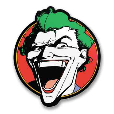 Läs mer om Big Joker Smile Sticker, Accessories