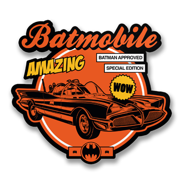 Läs mer om Amazing Batmobile Sticker, Accessories