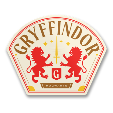 Läs mer om Gryffindor Label Sticker, Accessories