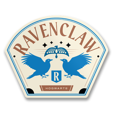 Läs mer om Ravenclaw Label Sticker, Accessoires