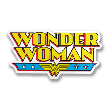 Läs mer om Wonder Woman Logotype Sticker, Accessories