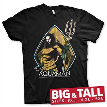 Läs mer om Aquaman Big & Tall T-Shirt, T-Shirt