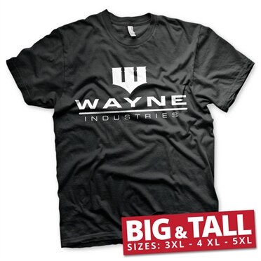 Läs mer om Batman - Wayne Industries Logo Big & Tall T-Shirt, T-Shirt