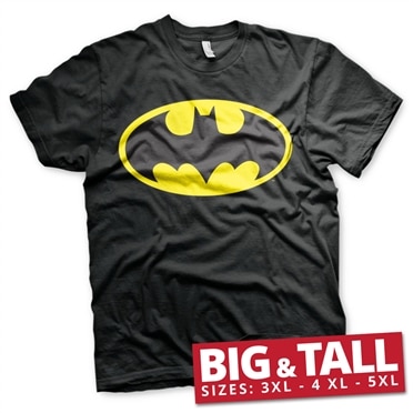Läs mer om Batman Signal Logo Big & Tall T-Shirt, T-Shirt