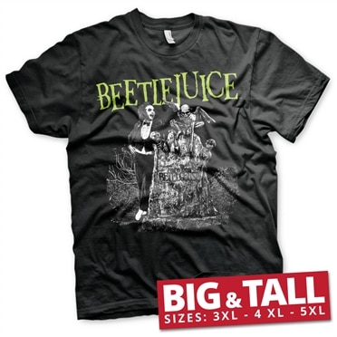 Beetlejuice Headstone Big & Tall T-Shirt, Big & Tall T-Shirt